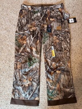Mens realtree camo pants fleece lined new with tags size extra large 40/42
